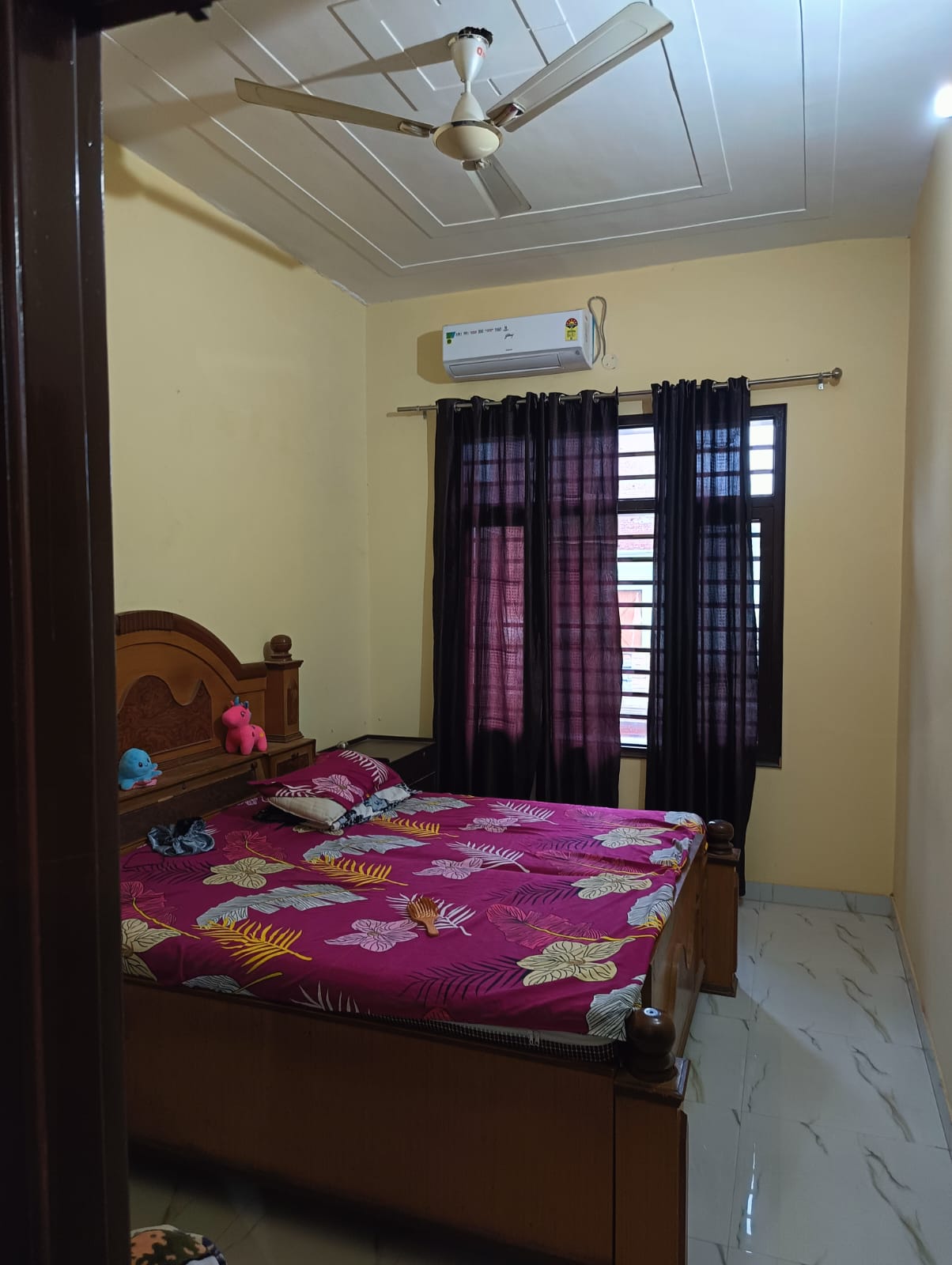 AC bedroom – room for rent near Mohali